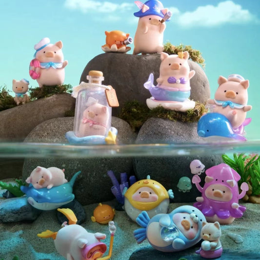 Lulu Pig Oceans Series toy surprise box Dolls