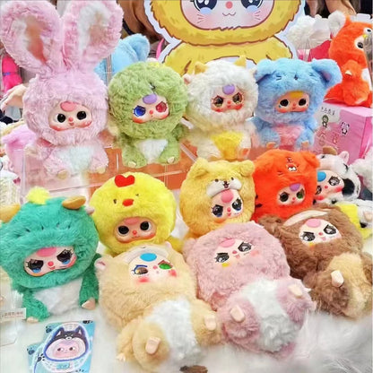 Baby Three Zodiac Series Plush toy surprise box Dolls