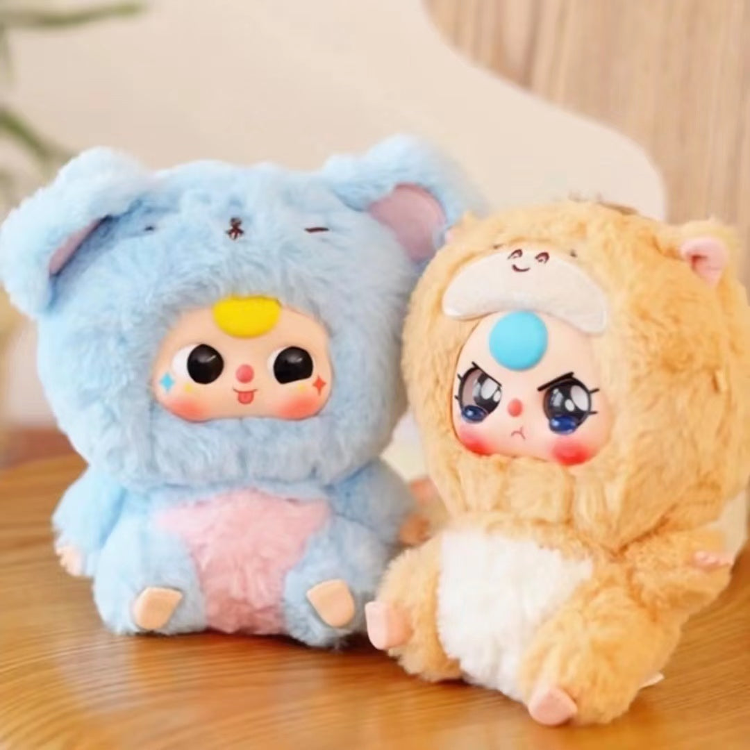 Baby Three Zodiac Series Plush toy surprise box Dolls