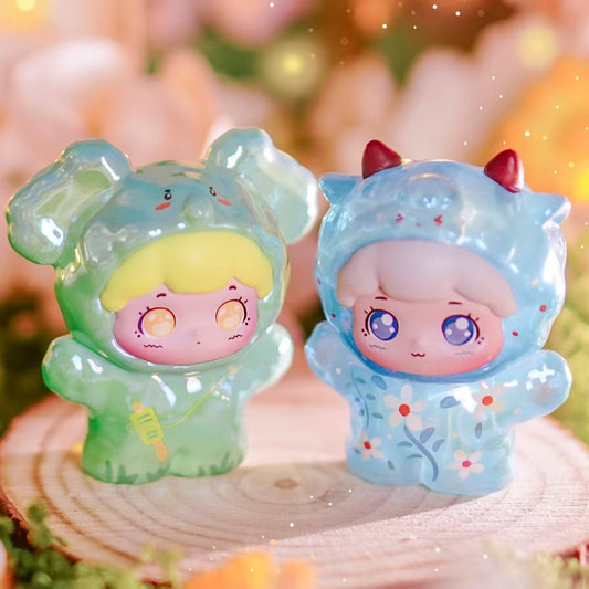 【4 pcs】Baobao Spring Outing Clear Minibean Series toy surprise box Dolls