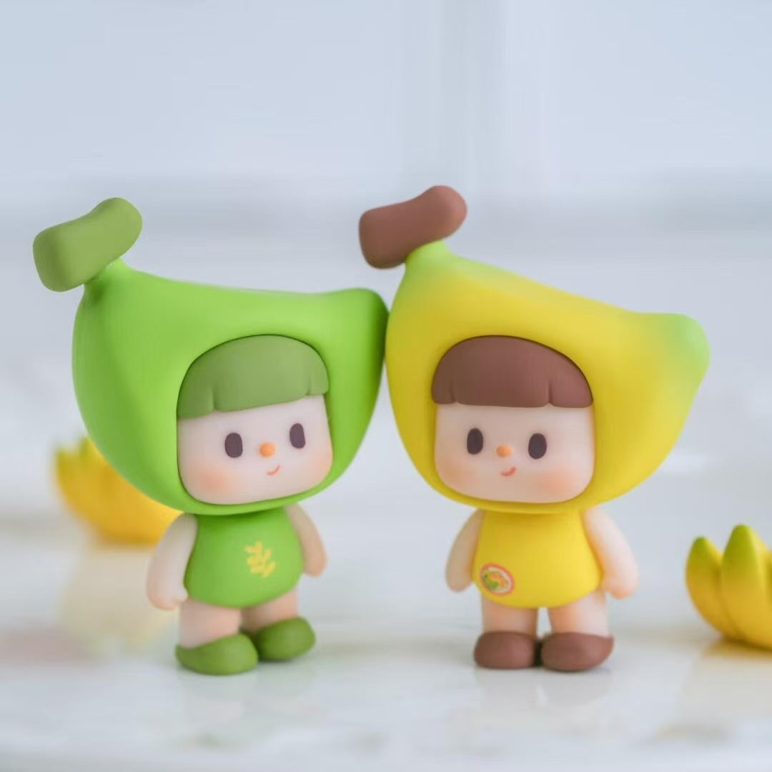 Buer Banana Make a Friends Minibean Series toy surprise box Dolls