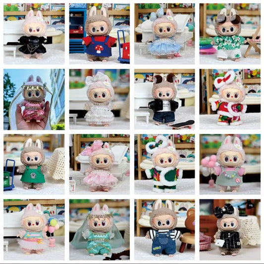 Labubu Macaron Doll Cloth