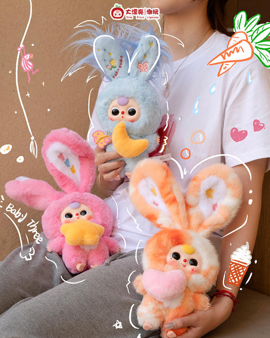 Baby Three Lily Rabit Town v3 Plush Series toy surprise box Dolls