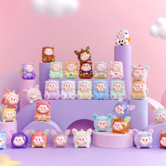 【3 pcs】THE SLLO Flying Pig Minibean Series toy surprise box Dolls