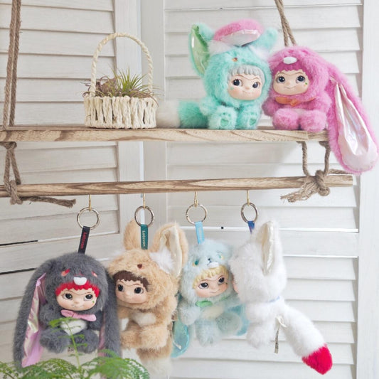 Wakuku Fox & Bunny Trick or Treat Plush Series toy surprise box Dolls
