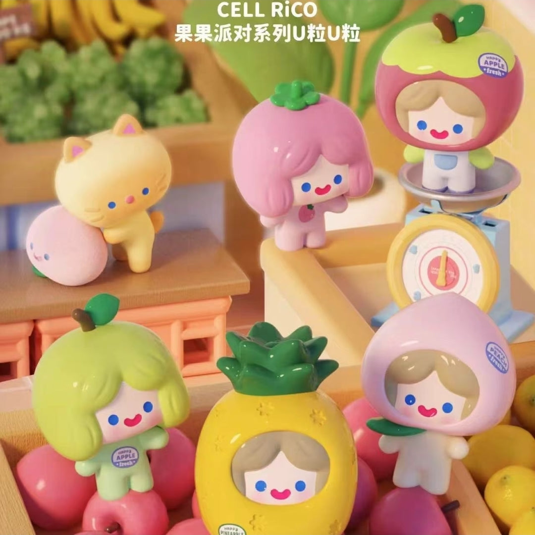 Rico Happy Friends With Me Everywhere Minibean Series toy surprise box Dolls