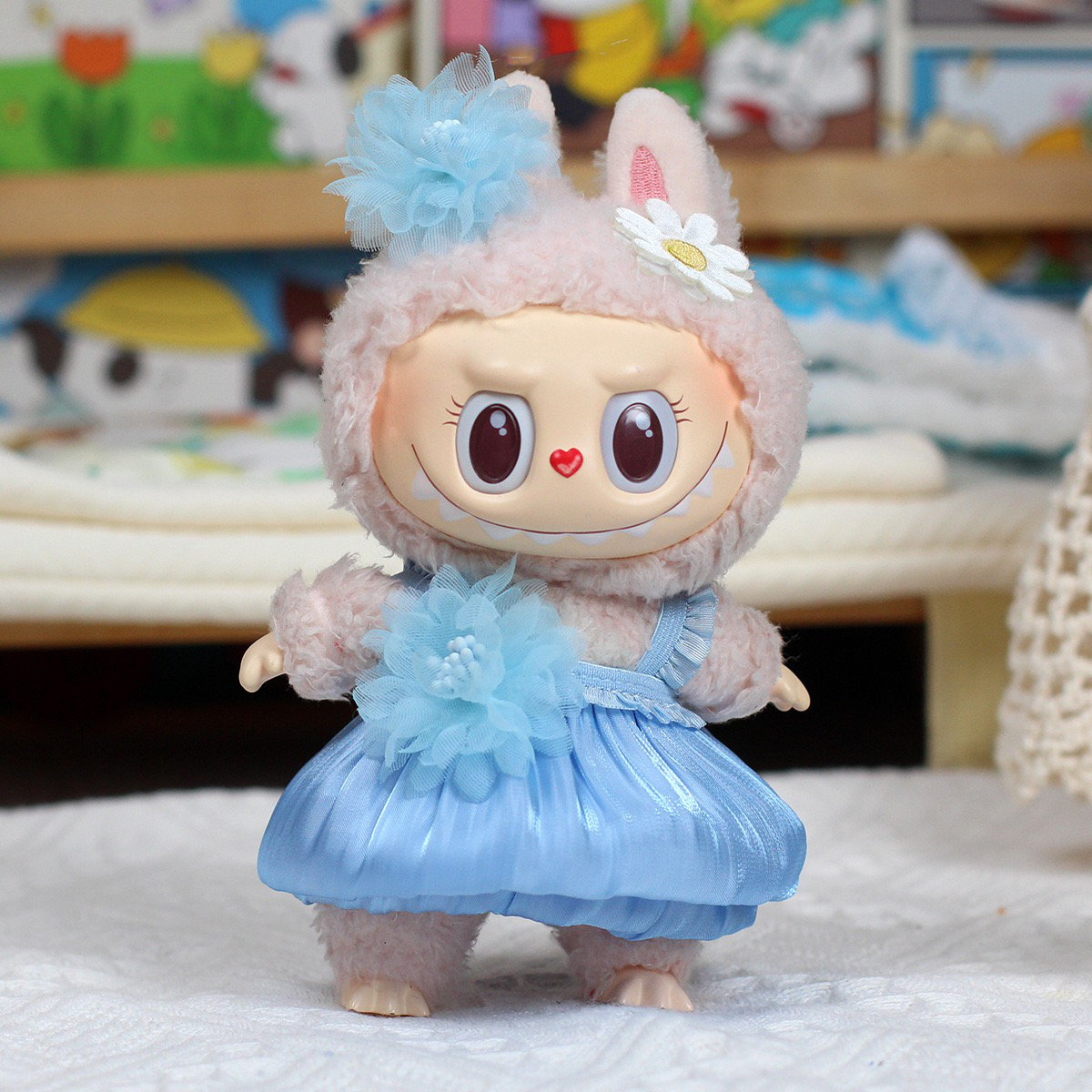 Labubu Macaron Doll Cloth