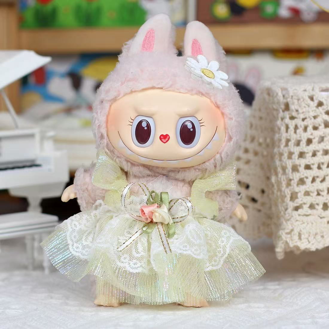 Labubu Macaron Doll Cloth