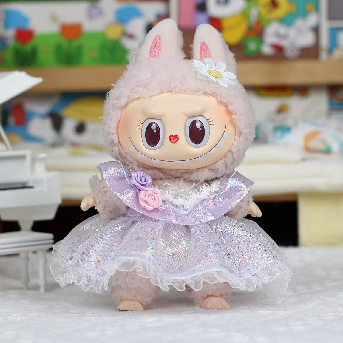 Labubu Macaron Doll Cloth