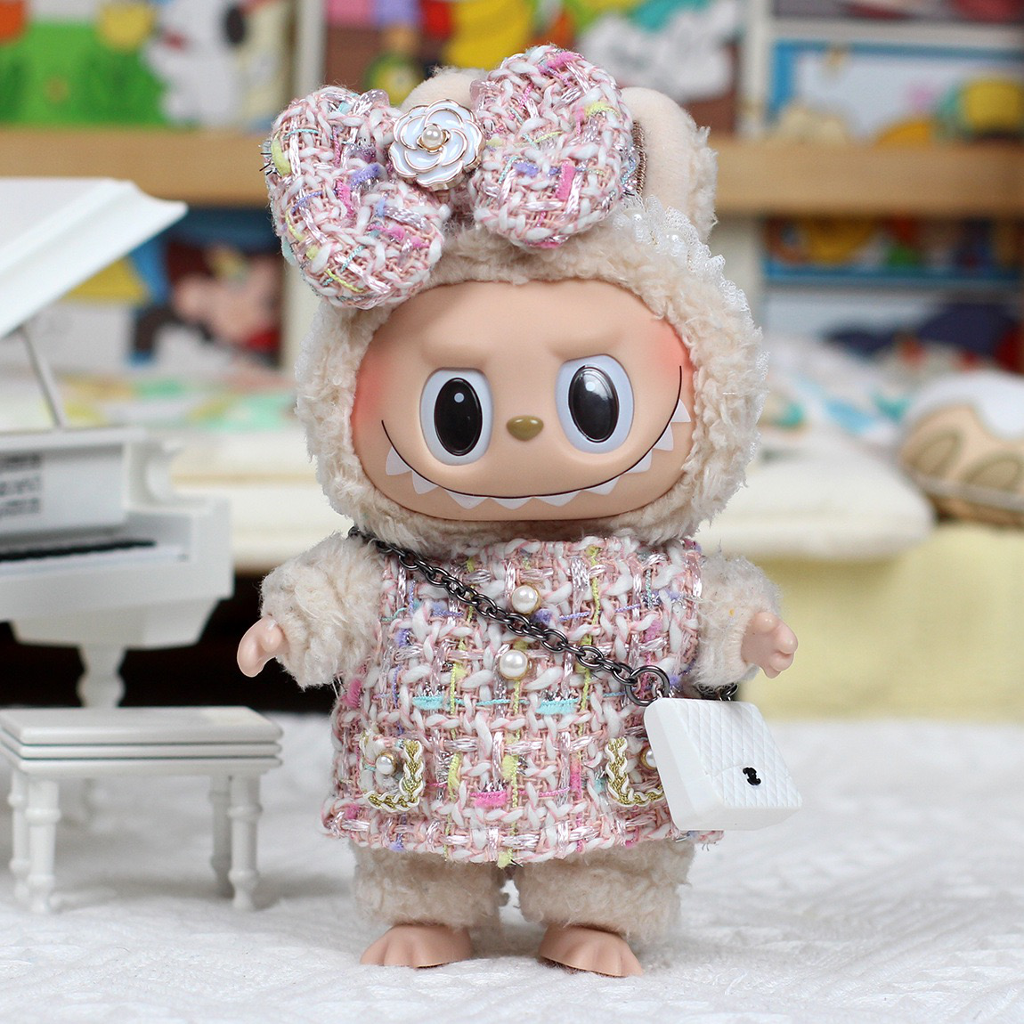 Labubu Macaron Doll Cloth