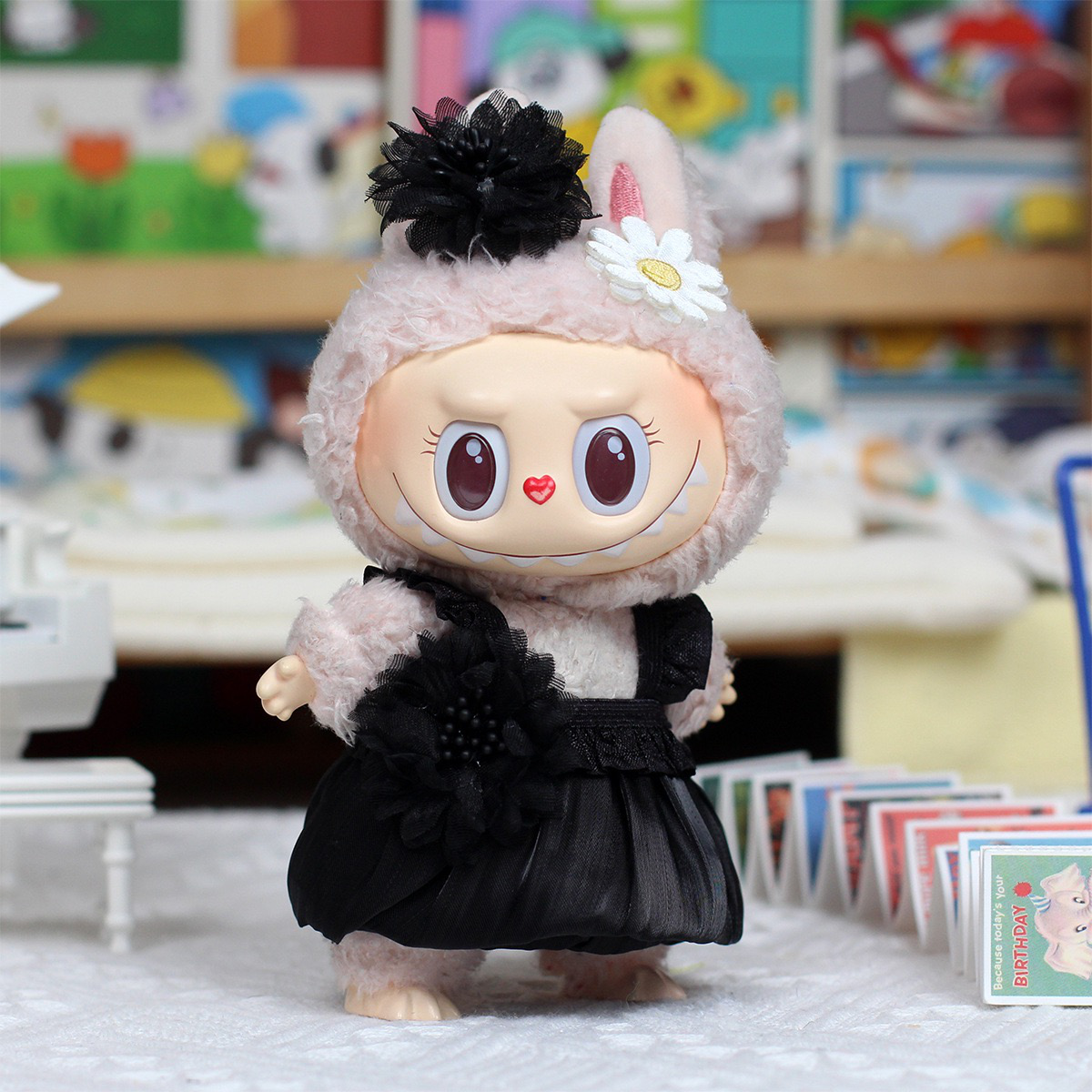 Labubu Macaron Doll Cloth