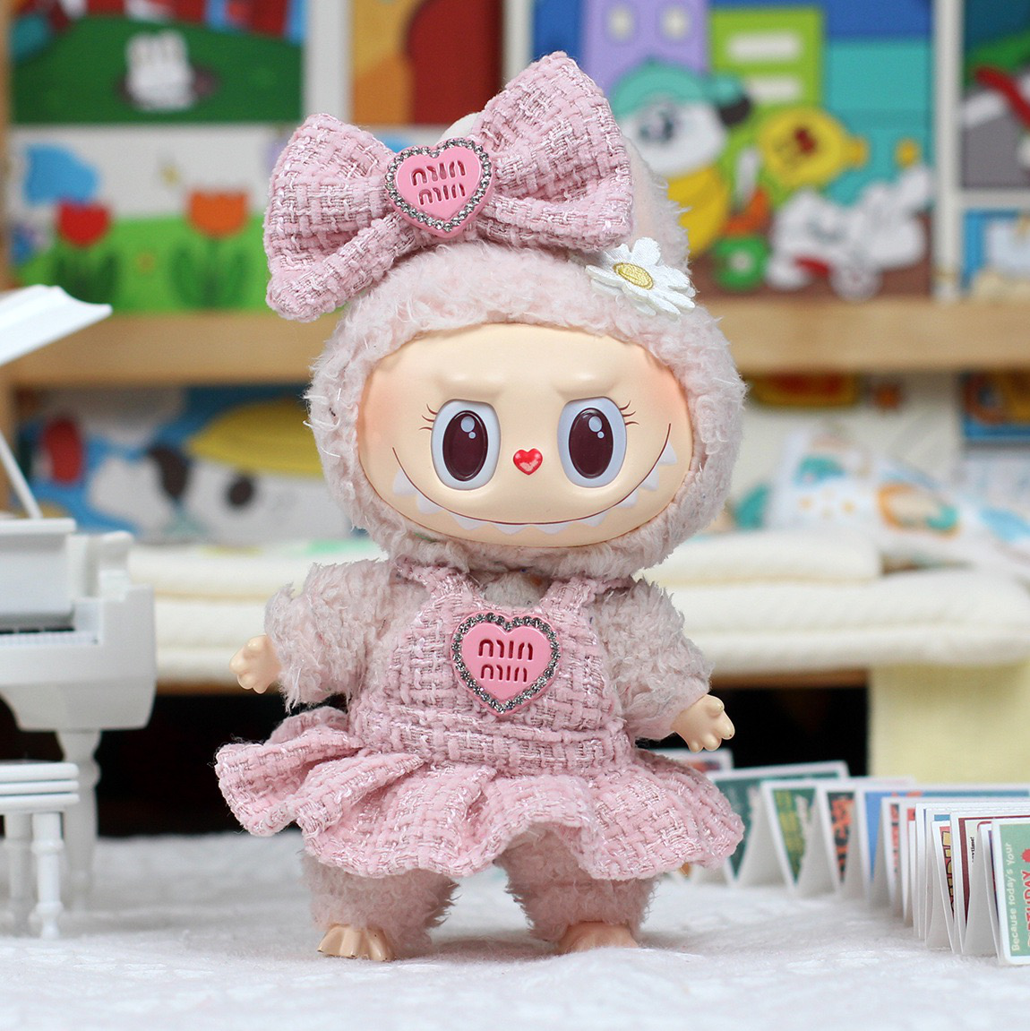 Labubu Macaron Doll Cloth