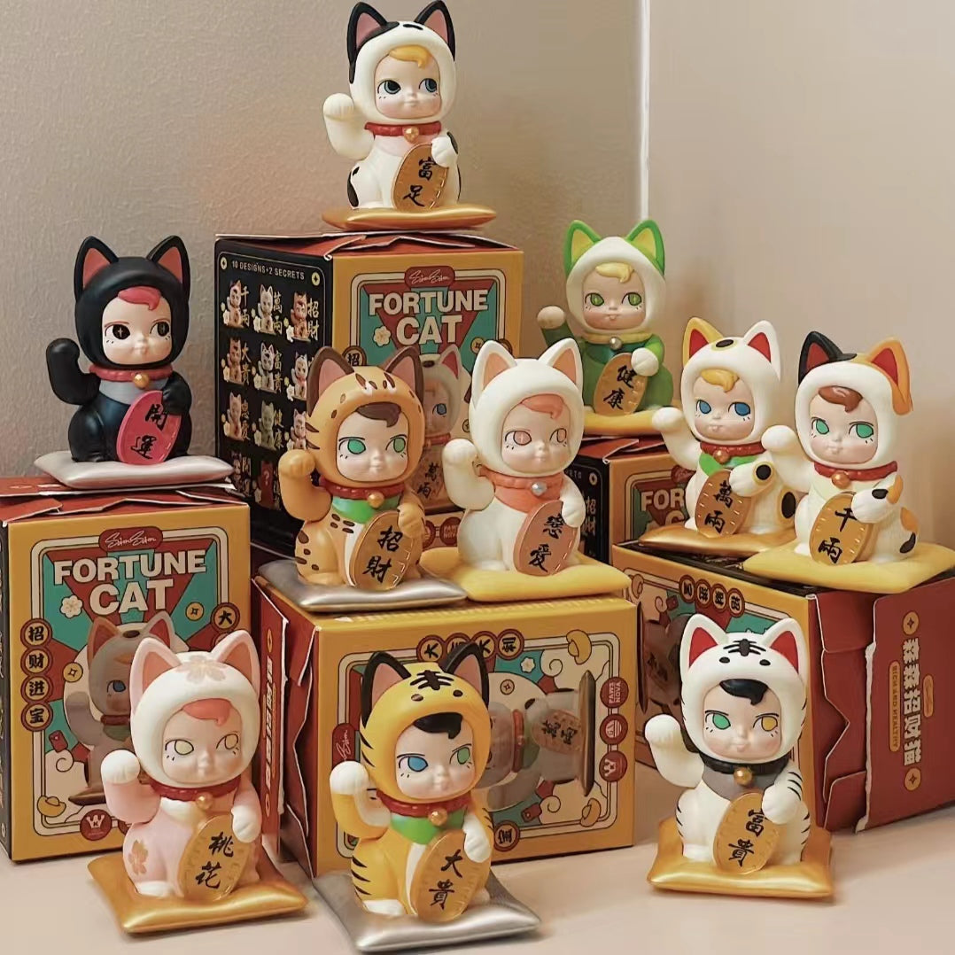 Samsam Fortune Cat Series toy surprise box Dolls